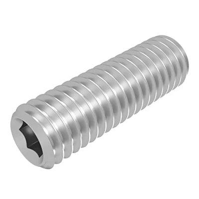 Afbeelding van SECCARO Set van 20 schroefdraadschroeven met conische bit M8 x 25 mm roestvrij staal V2A VA A2 DIN 913 ISO 4026 binnenzeskant