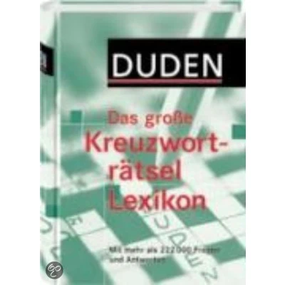 Afbeelding van Duden Das große Kreuzworträtsel Lexikon