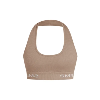 Afbeelding van Smilodox Azura Sportbh met medium support, Dames, Maat: Medium, Hellbraun