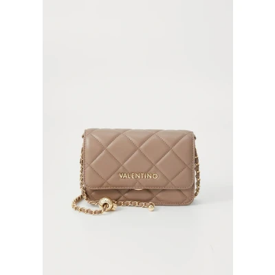 Afbeelding van Valentino Bags Ocarina Tas met overslag Taupe