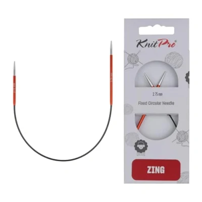 Afbeelding van KnitPro Zing rondbreinaalden 25cm 2.75mm.