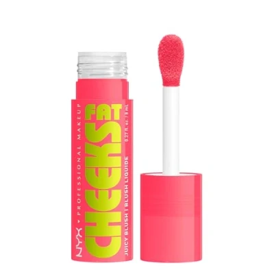 Image de NYX Professional Makeup Blush Liquide Illuminateur Joues Pulpeuses et Colorées Formule Vegan 24H d&#039;Hydratation 12H de Tenue Fat Cheeks Teinte : Guava Gush