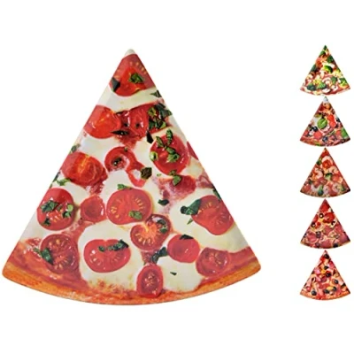 Afbeelding van Home Driehoekig bord pizza, melamine, meerkleurig, 22 x cm
