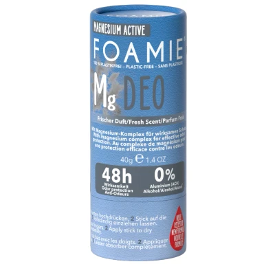 Afbeelding van Foamie Magnesium Active Plastic Free Deo Fresh Scent 48H