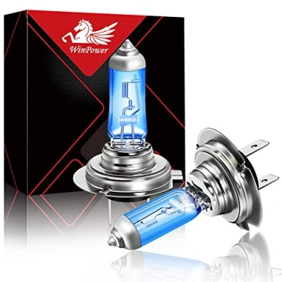 Afbeelding van WinPower 24 V H7 PX26d halogeenlampen 70 W super helder, ultra wit, koplamp 5000 K 5500 voor vrachtwagen, 2 lampen