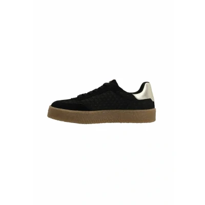 Afbeelding van Manfield Sneakers laag, Dames, Maat: 37, Schwarz Schoenen