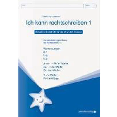 Afbeelding van Ich kann rechtschreiben 1. Schüler Arbeitsheft für die 2. und 3. Klasse