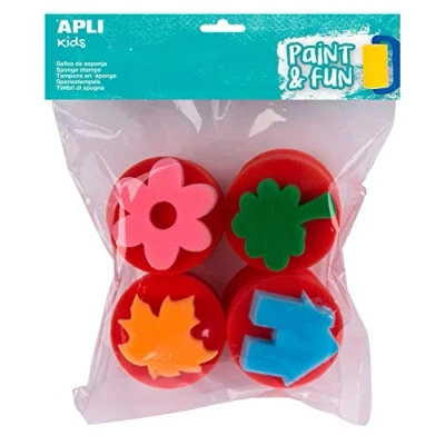 Afbeelding van Apli kids 17464 Blister met 4 jumbo schuimpads