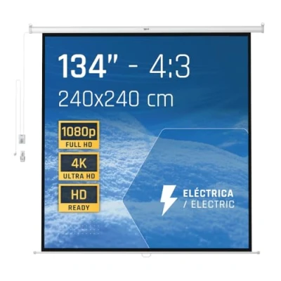 Image de Ecran Mural Electrique iggual PSIES240 (240 x 240 cm) (Reconditionné C)