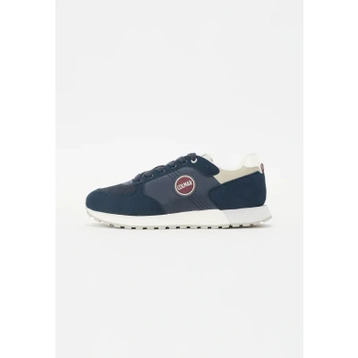 Afbeelding van Colmar Originals Travis Authentic Sneakers laag, Heren, Maat: 43, Navy/gray/warm gray Leer en textiel