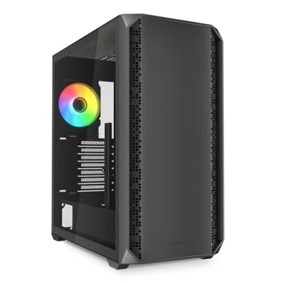 Afbeelding van Sharkoon AK2 RGB Zwart ATX (ATX), PC behuizing,