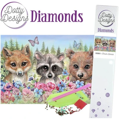 Afbeelding van Forest Animals by Dotty Designs Diamonds