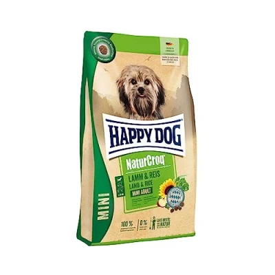 Afbeelding van 4kg Lam &amp; Rijst NaturCroq Mini Adult Happy Dog droogvoer voor honden