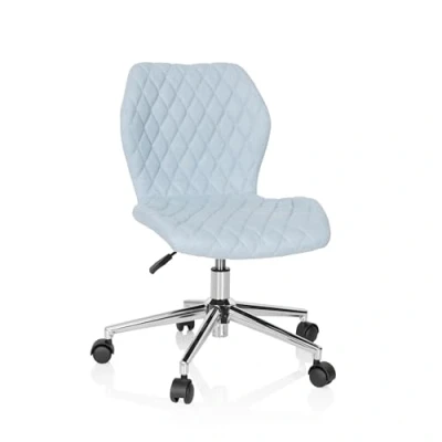 Afbeelding van hjh OFFICE JOY II Kinder bureaustoel Lichtblauw Stof