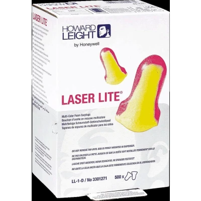 Afbeelding van Oordoppen Howard Leight Laser geel/roze