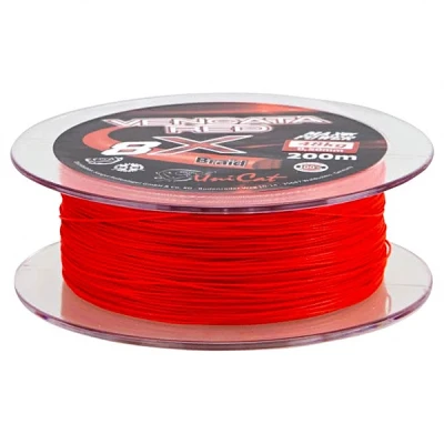 Afbeelding van Unicat Vencata Red 8X Braid 200 mtr 0,50mm Gevlochten lijn