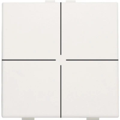 Afbeelding van Niko Home control, viervoudige drukknop, white