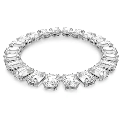 Afbeelding van Swarovski Millenia Octagon CUT Ketting, Dames, Maat: One Size, White