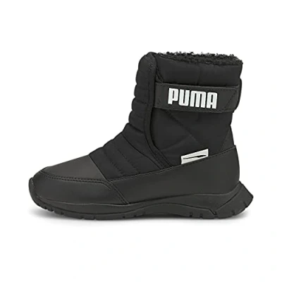 Afbeelding van Puma Nieve Boot Wtr Ac Ps Basketbal, uniseks, kinderen, Zwart Wit