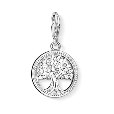 Afbeelding van Thomas Sabo Bedels met sluiting dames zilver 0981 007 10, Metaal, Zirkoniumoxide