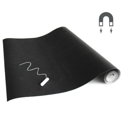 Afbeelding van ESTAhome krijtbord magneetbehang zwart 155002 53 cm x 5,6 m