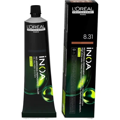 Afbeelding van Permanente Kleur L&#039;Oreal Professionnel Paris Inoa Nº 8.31 60 g