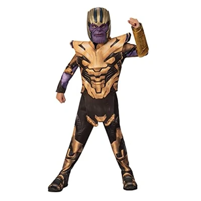 Afbeelding van Rubie&#039;s Officieel Avengers Endgame Thanos kostuum voor kinderen, maat S, 3 4 jaar, 117 cm lang, World Book Day