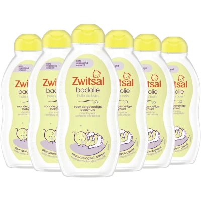 Afbeelding van 6x Zwitsal Badolie 200 ml