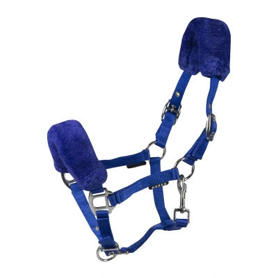 Image de Horka Licol pour Poulain Fourrure Bleu Royal Full