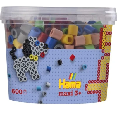 Afbeelding van Hama Strijkkralen Maxi in Bak, Meerkleurig, 600 stuk(s)