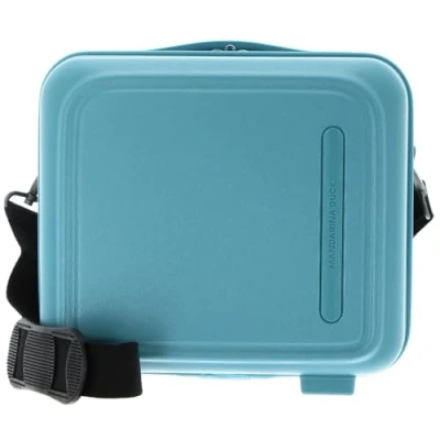 Afbeelding van Mandarina Duck Logoduck make uptas, 28,5 x 26,5 16,5 (l h b), Aqua, Harde toilettas van polycarbonaat