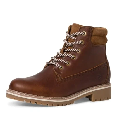 Afbeelding van Tamaris Snowboots, Dames, Maat: 38, Brown Leer