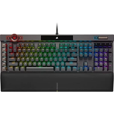 Image de Clavier Gaming Corsair K100 RGB CH 912A01A DE Avec Fil USB QWERTZ Noir