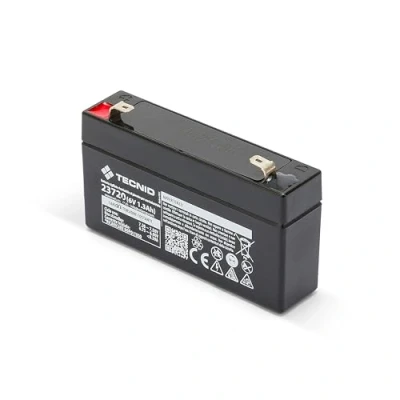 Afbeelding van Oplaadbare loodbatterij, 6 V, 1,3 Ah, ideaal voor UPS, alarmsystemen, videobewaking, lampen, lantaarns.