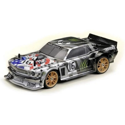 Afbeelding van Absima 1:16 RC auto Elektro Toerwagen FIRST STEP SPEED PERFORMANCE FUN MAKER Neon, Grijs Brushless 4WD RTR Touring Car 2,4 GHz