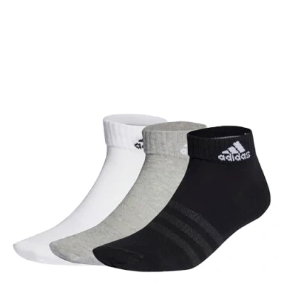 Afbeelding van adidas Sportswear Thin and Light Enkelsokken 3 Paar Unisex Grijs 25 27