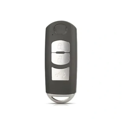 Afbeelding van Lot de 2 coques clé voiture à 3 boutons avec télécommande Bouton Punto Pour Mazda 5 6 CX 7 9 MX Miata RX 8 2006 2018 (3 boutons)