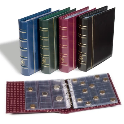 Afbeelding van Leuchtturm Leuchtturm, Optima Classic, Album (4 rings) incl. 10 bladen, cassette Zwart afm: 250x280x65 mm. per st.