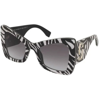Afbeelding van MARC Jacobs Zonnebril, Dames, Maat: 52, Black/white