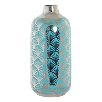 Afbeelding van Vaas DKD Home Decor Porselein Turkoois Orientaals (15 x 15 41.5 cm)