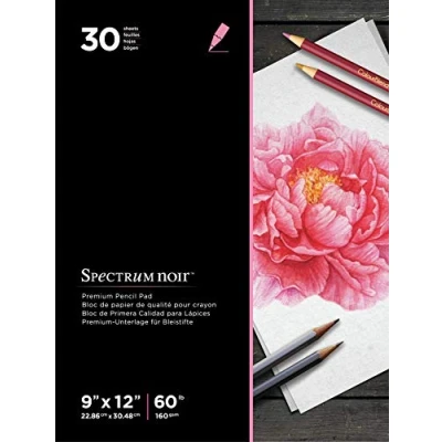 Afbeelding van Spectrum Noir Premium potloden tekenblok 9&quot;x12&quot; (22.9x30.5 cm)