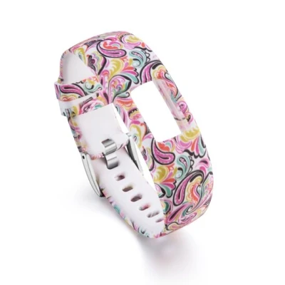 Afbeelding van Siliconen sportbandje Multicolor summer Garmin Vivofit 4