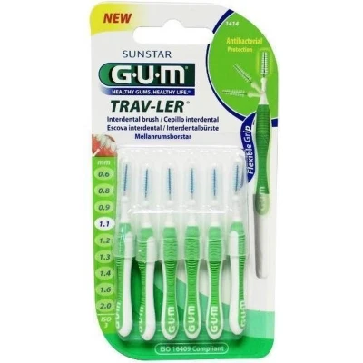 Afbeelding van Gum Trav Ler 4 Ragers 1.1mm Groen