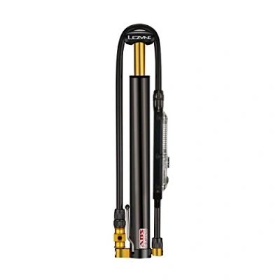 Afbeelding van Lezyne Micro Floor Drive Digital HVG Fietspomp Combi vloer en handpomp Digitale drukmeter Presta, Schrader Dunlop ventielen Tot 6.2 bar Aluminium Zwart