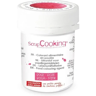 Image de ScrapCooking Colorant Artificiel en Poudre Rose 5 g