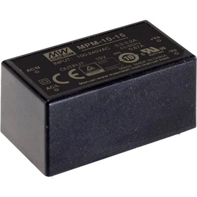 Afbeelding van Mean Well MPM 10 24 AC/DC printnetvoeding V/DC 420 mA