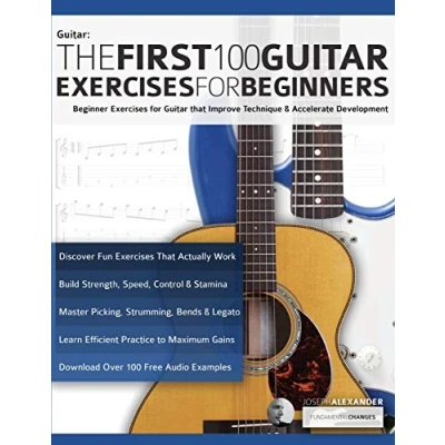 Afbeelding van The First 100 Guitar Exercises for Beginners