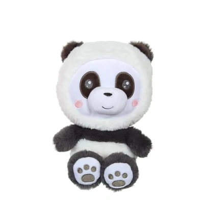 Afbeelding van Panda Hoody Pets knuffel GIPSY TOYS 24 cm