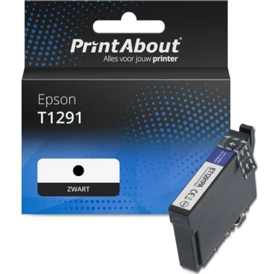 Afbeelding van Huismerk Epson T1291 Inktcartridge Zwart