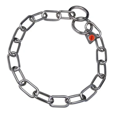 Afbeelding van Hondenhalsband Hs Sprenger Zilverkleurig 3 mm Schakels Halflang 55 cm